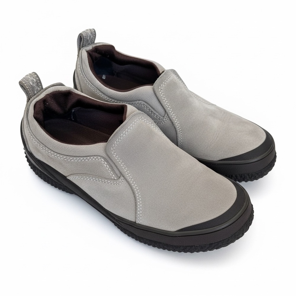L.L. Bean Khaki Suede Slip On Shoes Comfort Casual Outdoor Travel Size 8